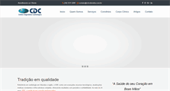 Desktop Screenshot of cdcuberaba.com.br