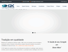 Tablet Screenshot of cdcuberaba.com.br